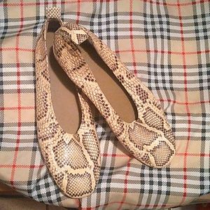 SNAKESKIN LOAFERS